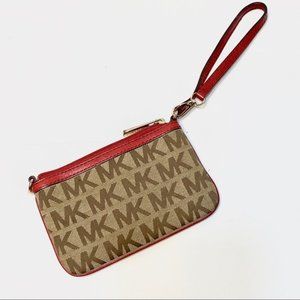 Michael Kors Red Jetset Wristlet